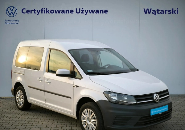 Volkswagen Caddy cena 72900 przebieg: 122337, rok produkcji 2019 z Wąsosz małe 154